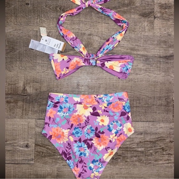 Billabong Other - Billabong high waisted bikini. Set with Purple and Orange Accents